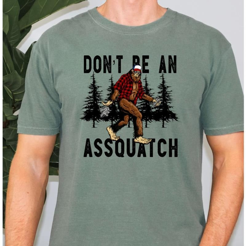 Dont be an Assquatch Mens T-Shirt Hoodie, Sweatshirt | UrbanDripWear.com