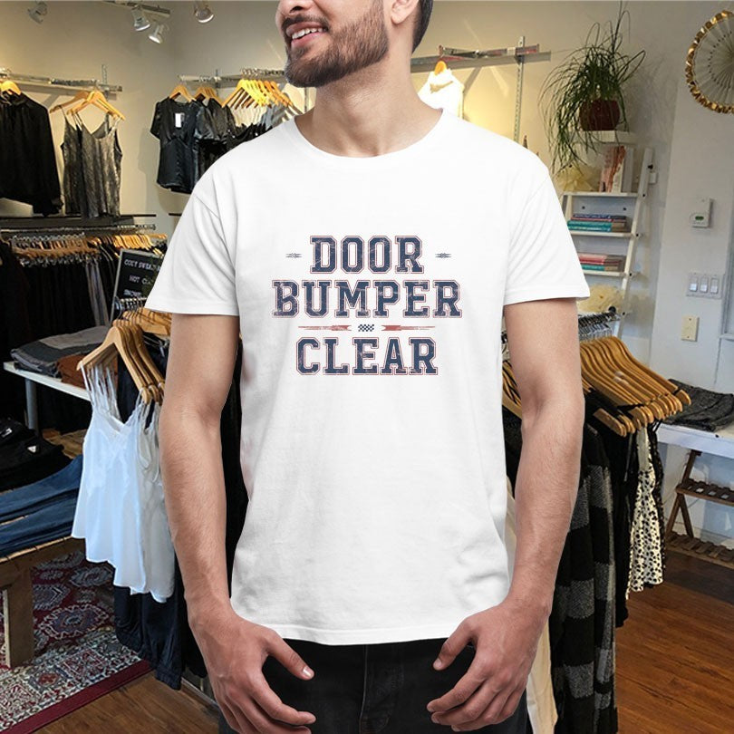 Door Bumper Clear Collegiate Shirts
