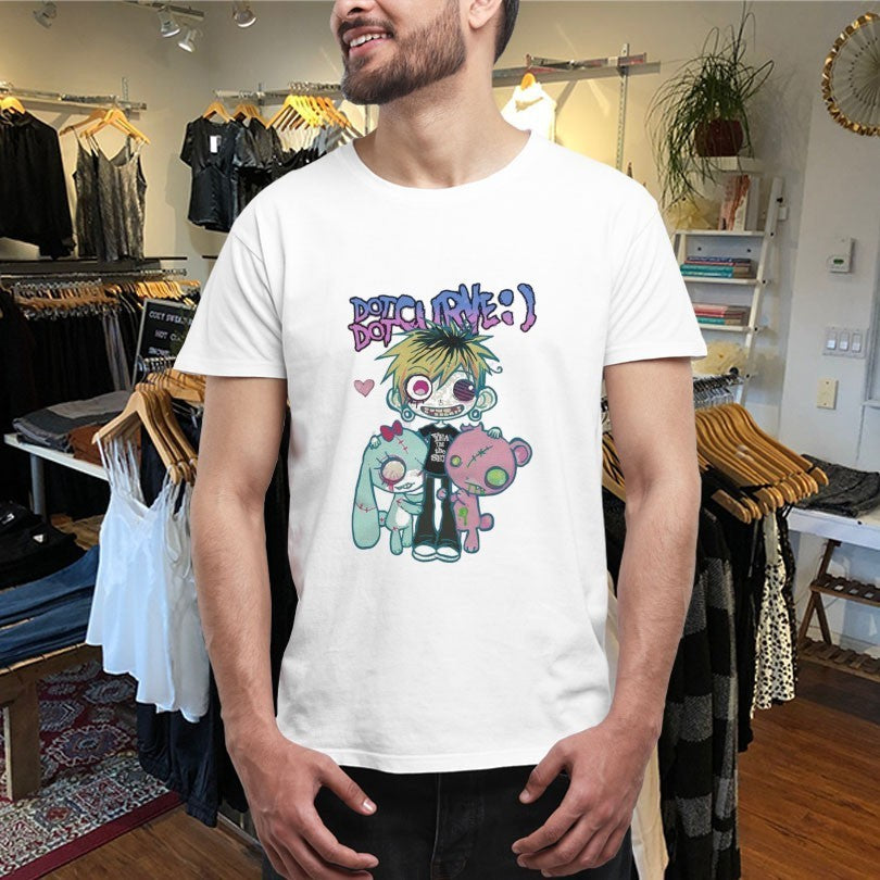 Dot Dot Curve Teddy Smiley Shirts