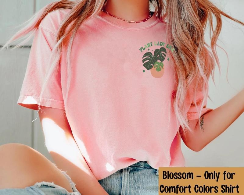 Double Sided In My Plant Lady Era Comfort Colors Shirt, Plant Mom T-shirt, Mother's Day Gift For Mama, Crazy Plant Lady,...