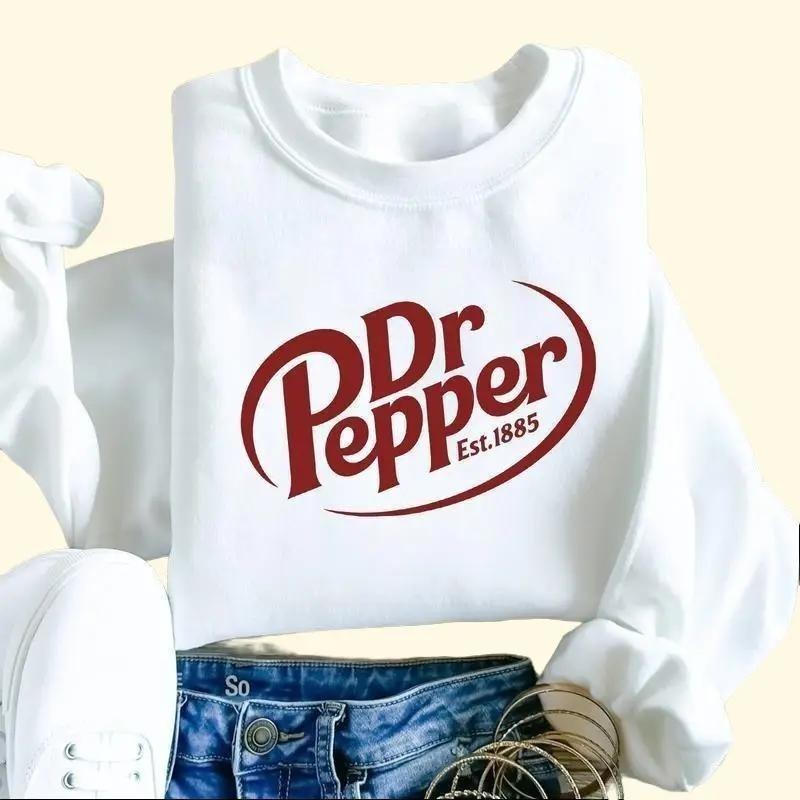 Dr. Pepper Sweatshirt, Dr Pepper Lover, Dr Pepper 1885 Gift, Gift for Girlfriend, Unisex Classic Cotton Tee, For Men, For...