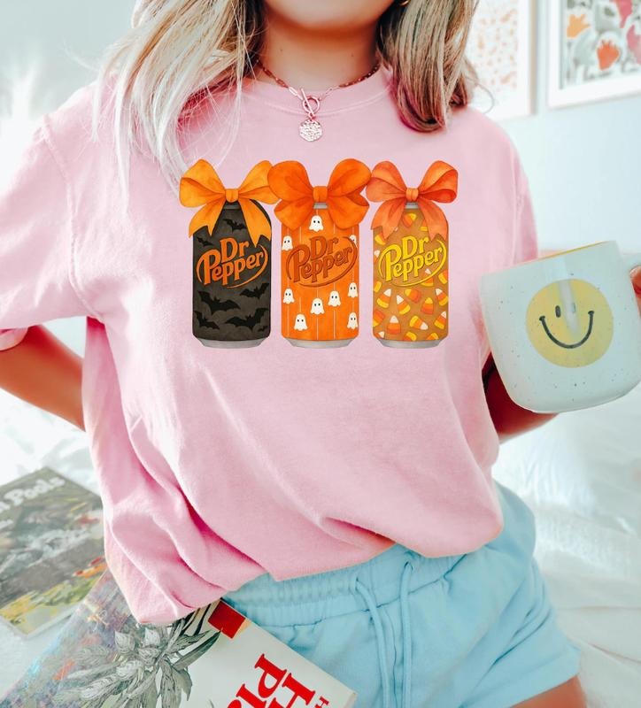 Dr. Pepper Horror Halloween tshirt, Spooky Soda Lover Tee, Cute Halloween tshirt, Scary Soda Tee, Fall Season Shirt...