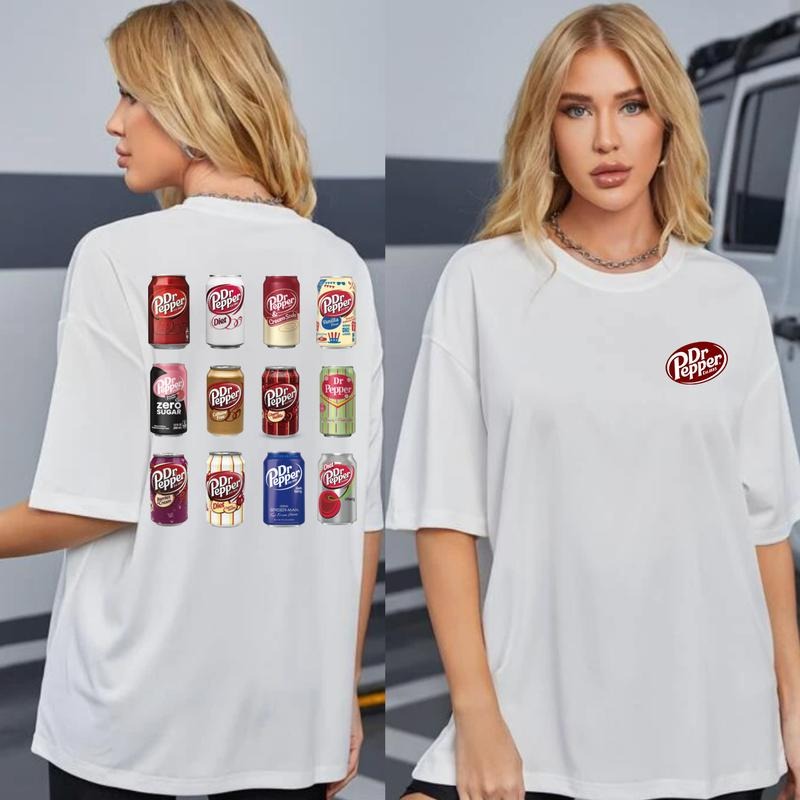Dr Pepper 2 Sides Shirt Hoodie, Sweatshirt | UrbanDripWear.com