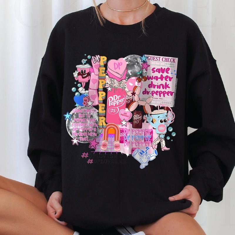 Dr Pepper Girly Shirt, Dr pepper addict Sweatshirt, Dr Pepper T-Shirt, short Hoodie | UrbanDripWear.com