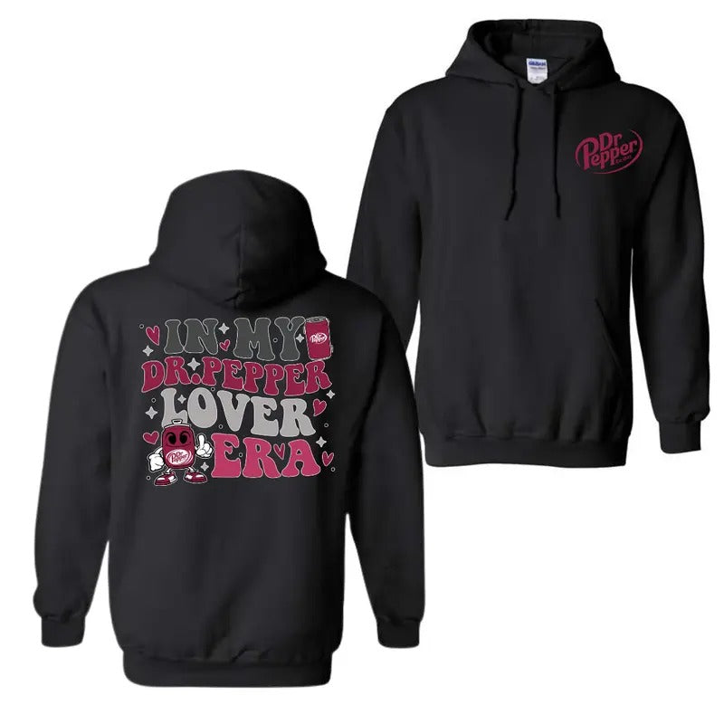 Dr Pepper Soda 2 Sided T-Shirt Sweatshirt Hoodie, In My Dr Pepper Lover Era Shirt For Men, For Women | UrbanDripWear.com