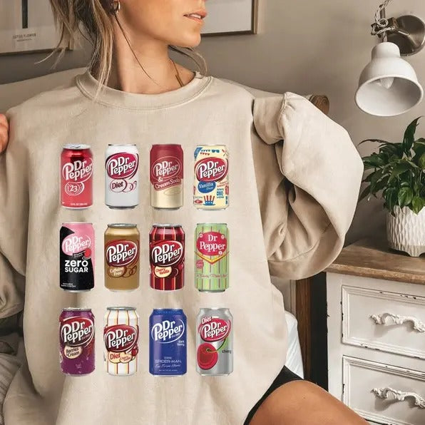 Dr Pepper Sweater, Dr. Pepper Sweatshirt T-Shirts, Hoodie | UrbanDripWear.com