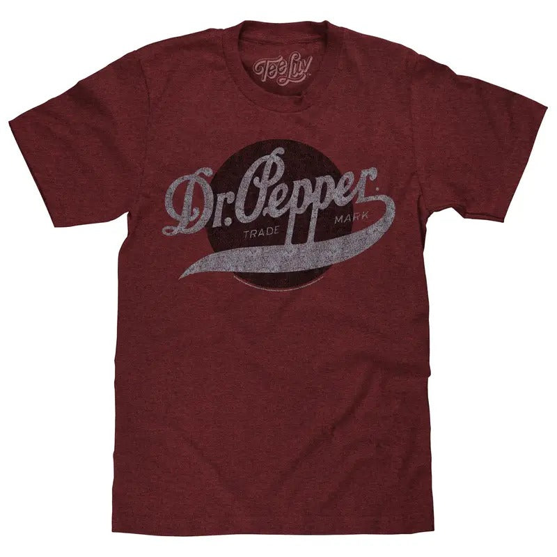 Dr Pepper Trademark T-Shirt - Red Hoodie, Sweatshirt | UrbanDripWear.com