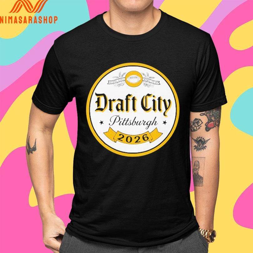 Draft City Pittsburgh 2026 Logo Shirts