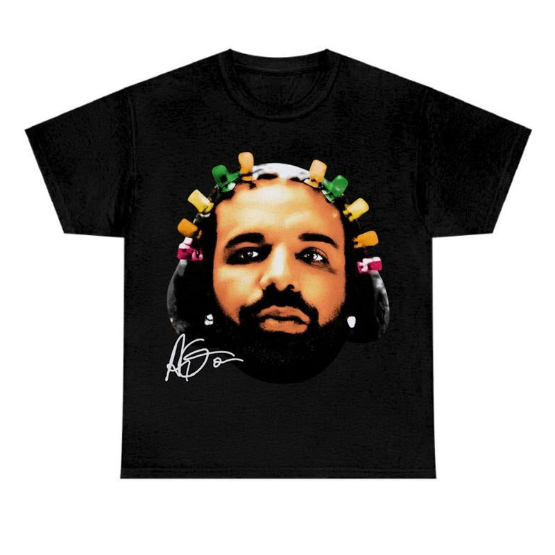 Drake Black Graphic Tee Shirt Classic Cotton Unisex Hoodie, Sweatshirt | UrbanDripWear.com