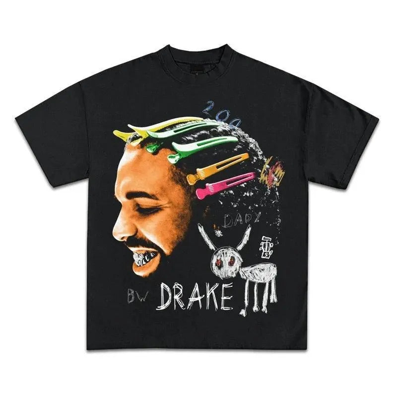 Drake Graphic T-Shirt, For All The Dogs Rap Tee Concert Merch Hip Hop Hoodie, Sweatshirt | UrbanDripWear.com