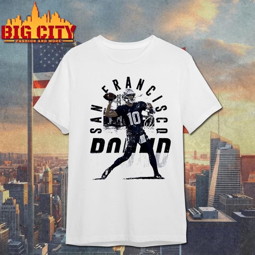 Drake Maye New England San Francisco Bound Signature poster Shirt