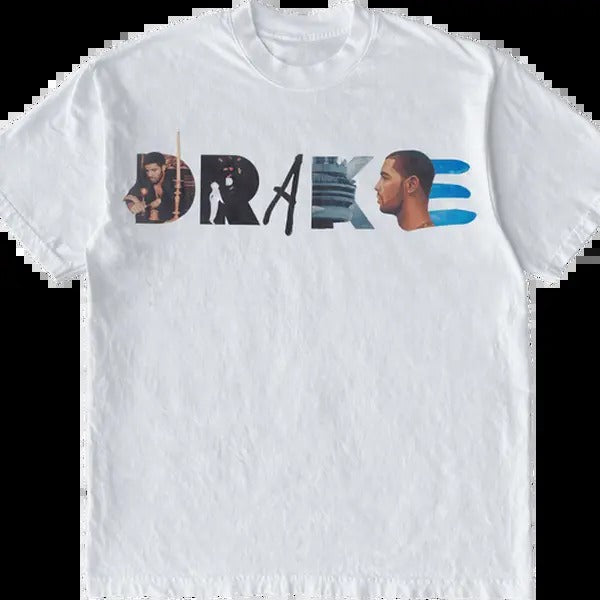 Drakee Text Album T-Shirt Graphic Vintage Tee 100% Cotton For Men For Women Menswear Soft Hoodie, Sweatshirt