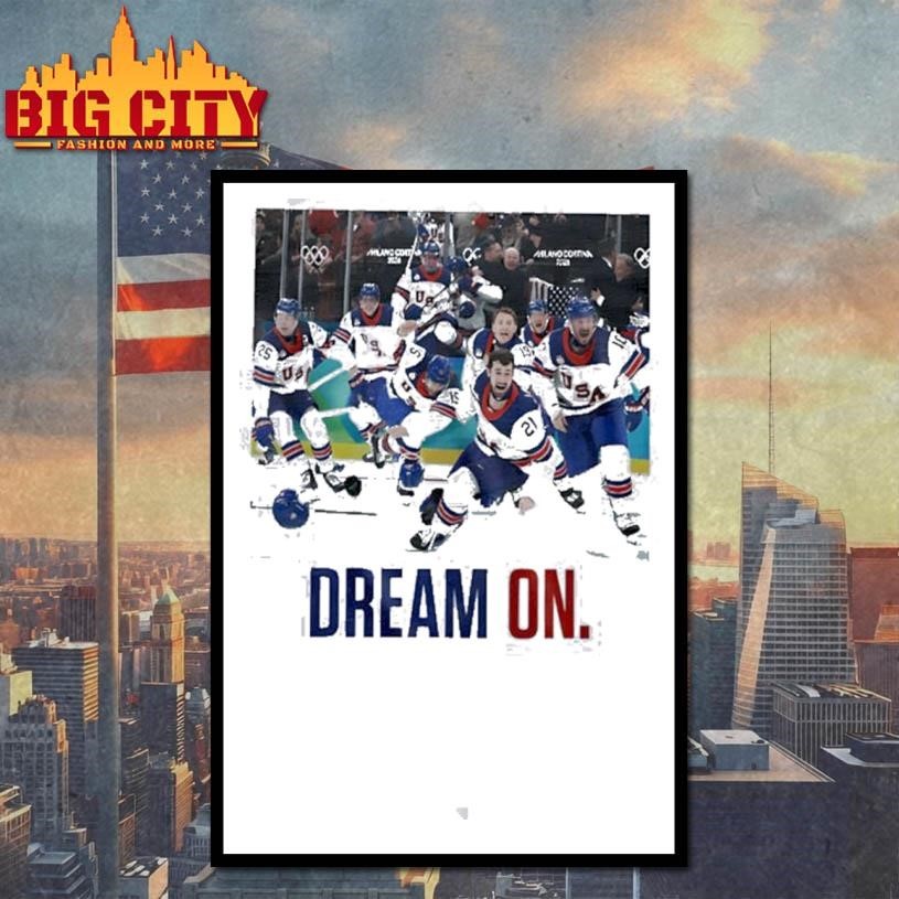 Dream On USA Hockey Champs Shirt
