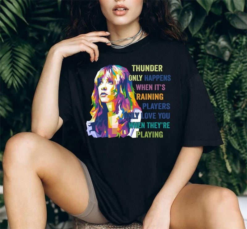 Dreams Song's Lyrics Shirt, Stevie Nicks Shirt Hoodie, Sweatshirt | UrbanDripWear.com
