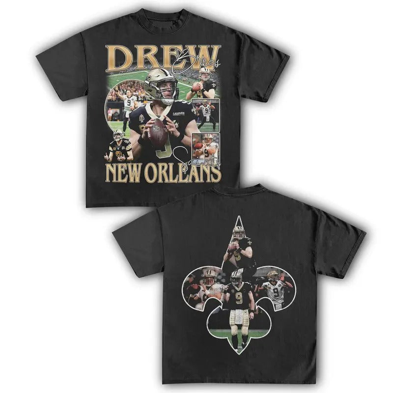 Drew Brees 2 Sides T-shirt Sweatshirt Hoodie For M_757 - Unisex And Inclusive - Multiple Colorways
