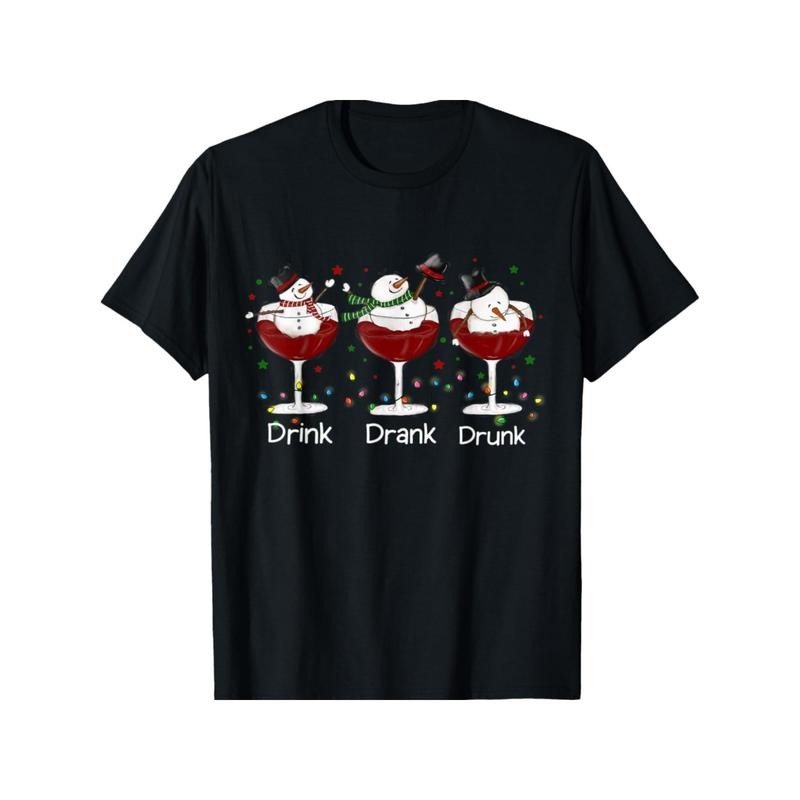 Drunk snowmen, Christmas, mulled wine, celebration T-Shirt made in usa Hoodie, Sweatshirt | UrbanDripWear.com