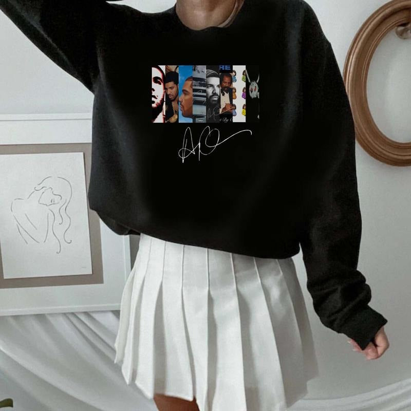 Drxke Signature Albums Sweatshirt Hoodie T-Shirt | UrbanDripWear.com