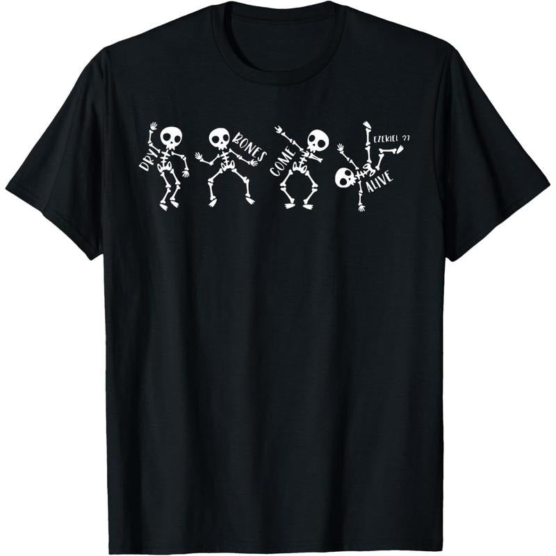 Dry Bones Come Alive Relaxed Funny Skeleton Dancing T-Shirt made in usa Hoodie, Sweatshirt | UrbanDripWear.com