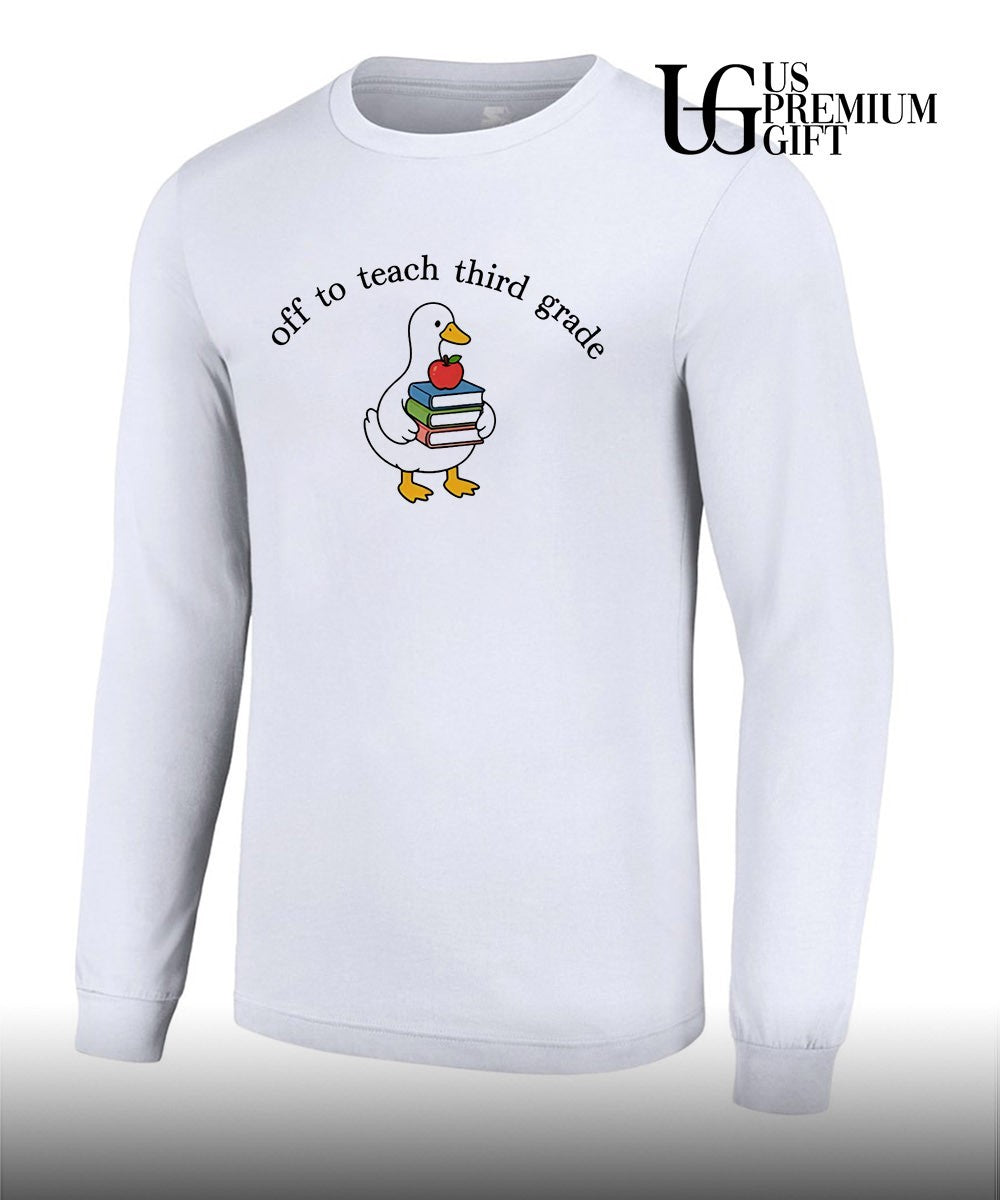 Ducks off to teach third grade shirt