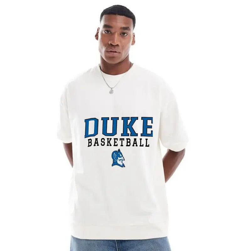 Duke Baseball T-Shirt - Classic Fit, 100% Cotton - Menswear Graphic T-shirt Hoodie, Sweatshirt | UrbanDripWear.com