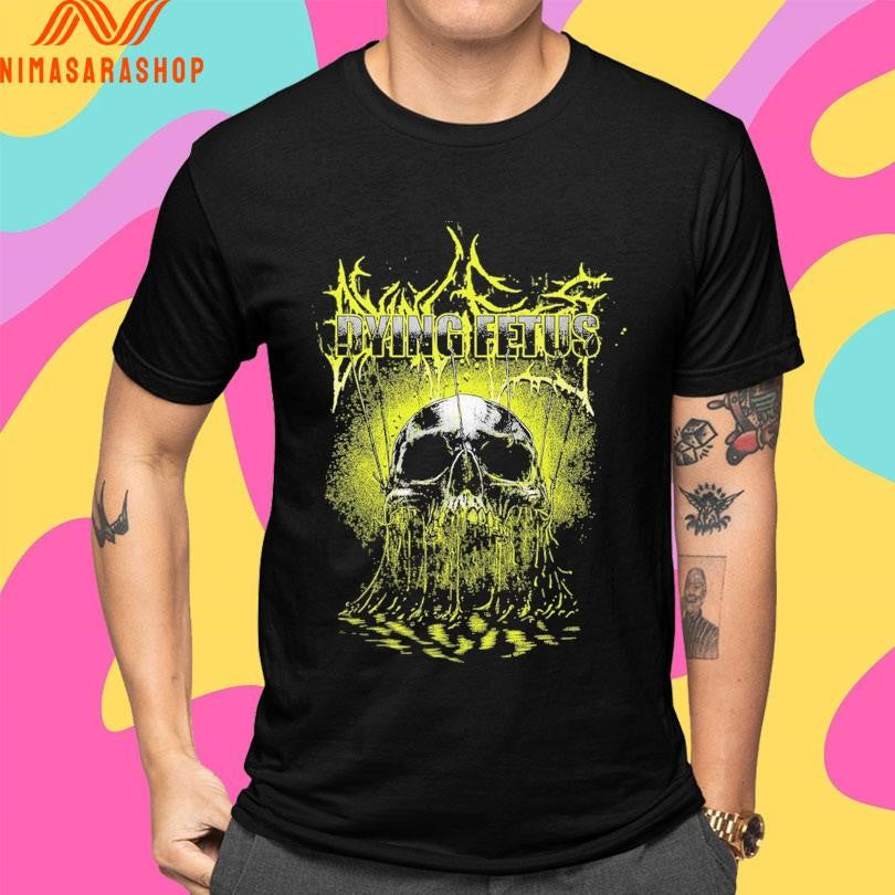 Dying Fetus Blood Pool Skull Shirts