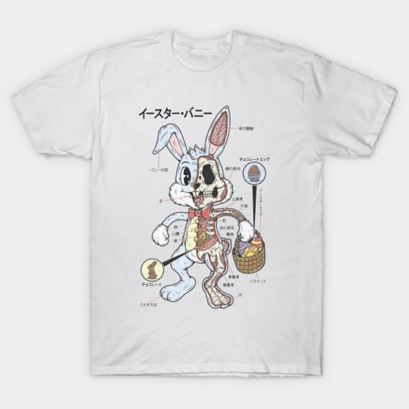 EASTER BUNNY ANATOMY T-Shirt Hoodie, Sweatshirt | UrbanDripWear.com