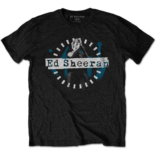 Ed Sheeran | Official Band T-Shirt | Dashed Stage Photo