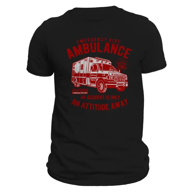 EMS / EMT Paramedic First Responder Ambulance Men's T-Shirt Hoodie, Sweatshirt | UrbanDripWear.com