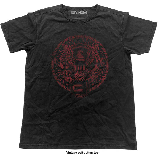 Eminem Unisex Fashion T-Shirt: Emerica Seal (Vintage Finish)