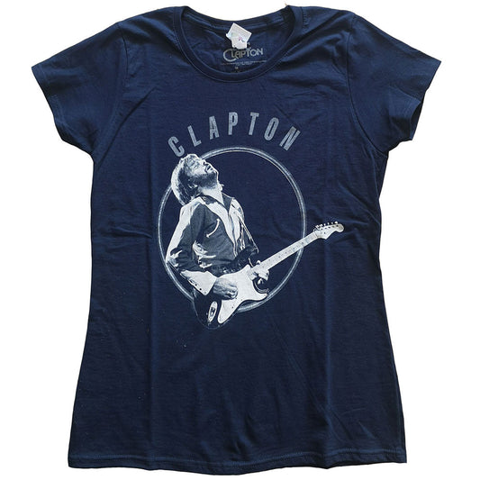 Eric Clapton Ladies T-Shirt: Vintage Photo