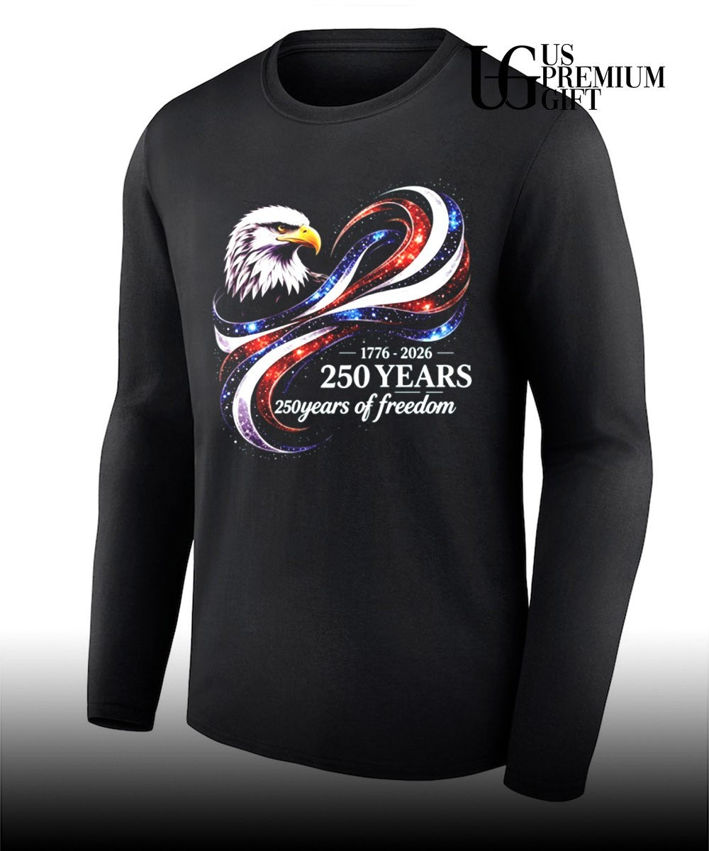 Eagle 250 Years Of Freedom 1776-2026 shirt
