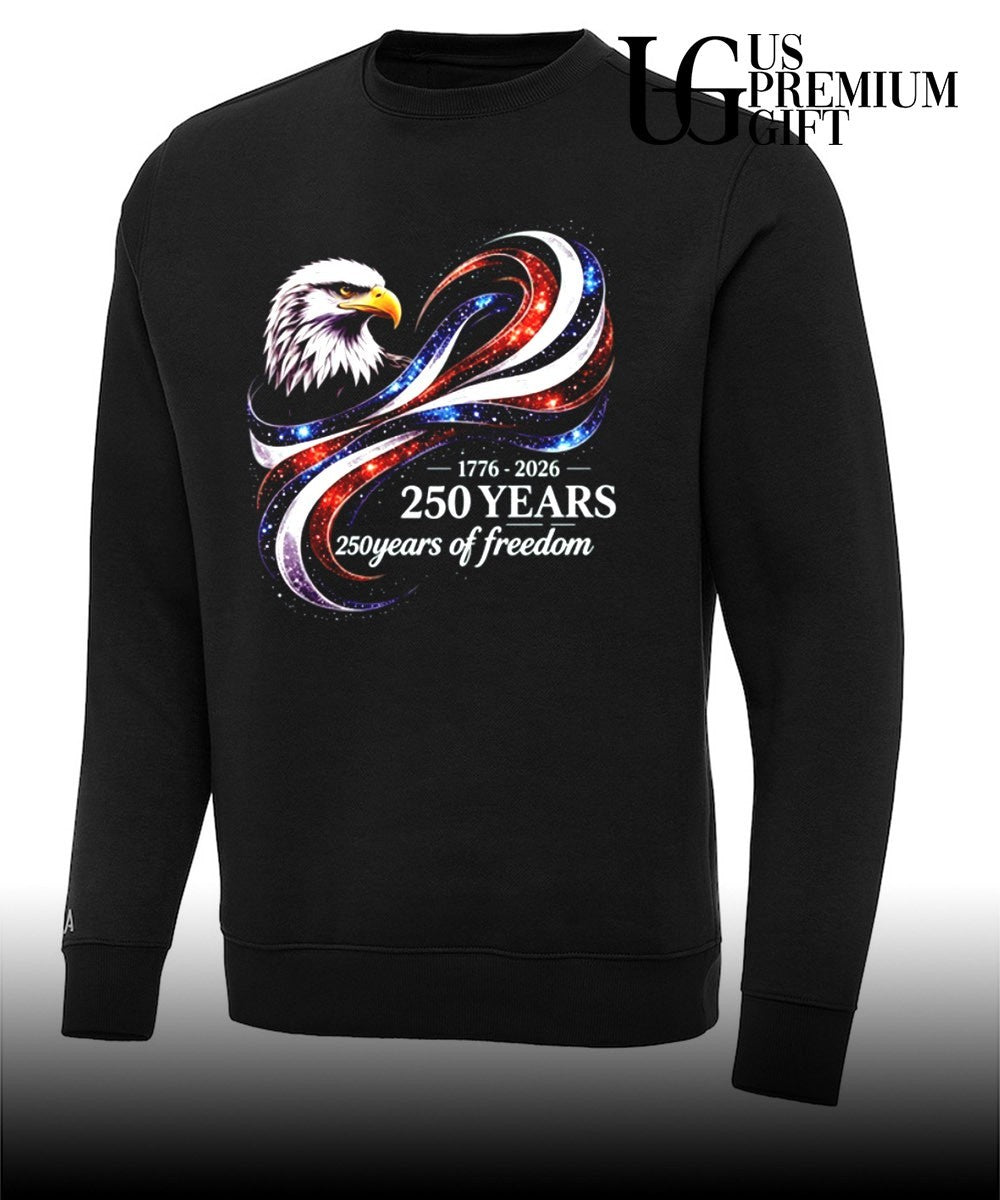 Eagle 250 Years Of Freedom 1776-2026 shirt