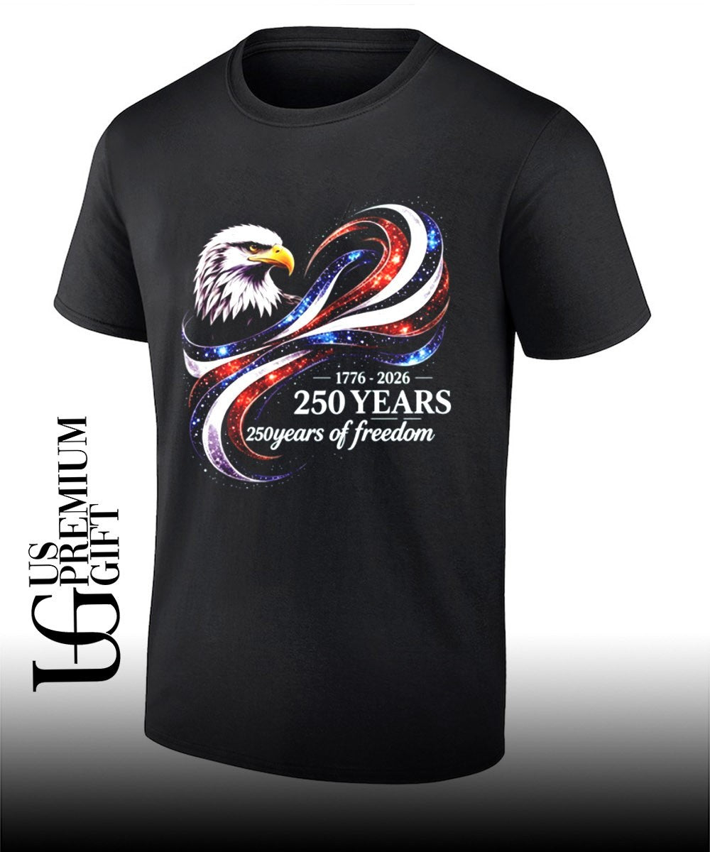 Eagle 250 Years Of Freedom 1776-2026 shirt