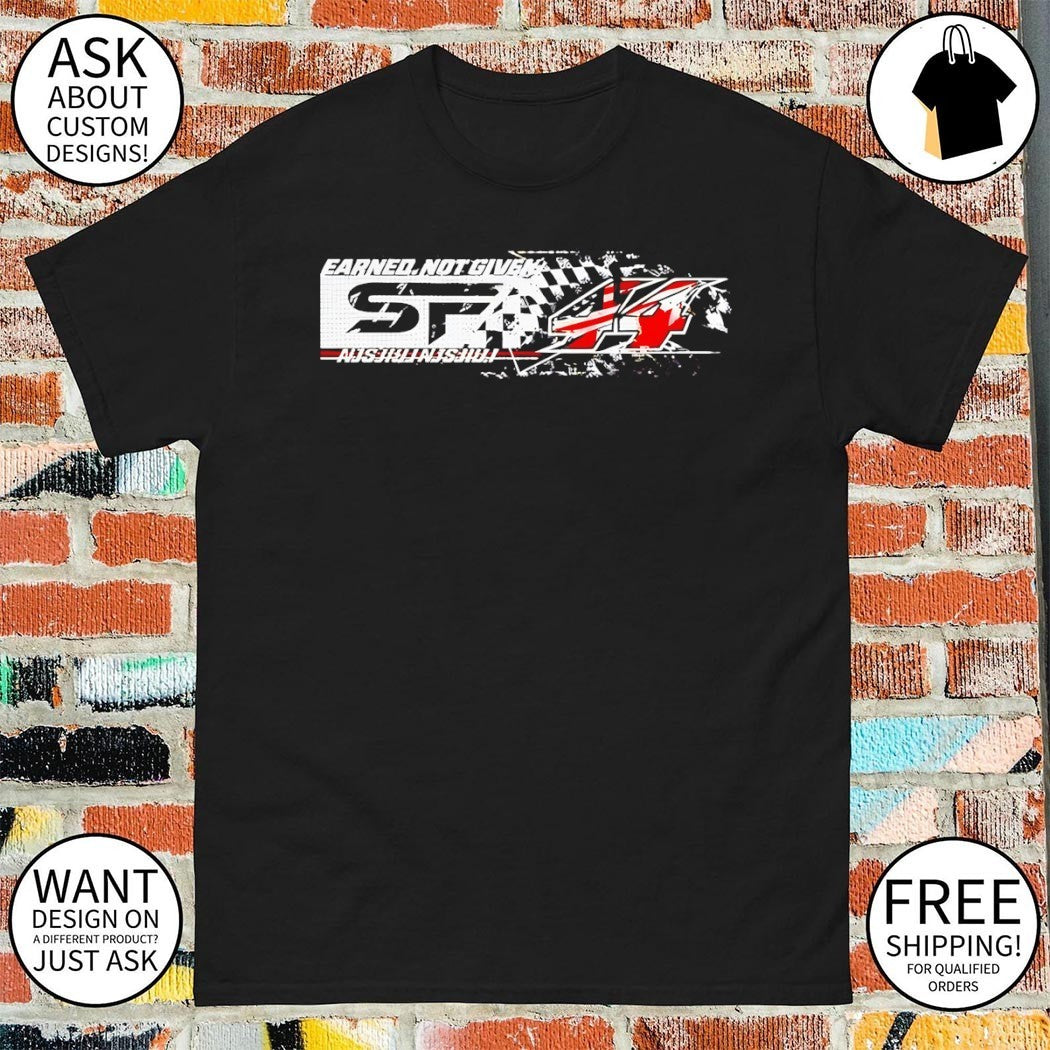 Earned Not Given 44 American flag Racing 2026 shirt