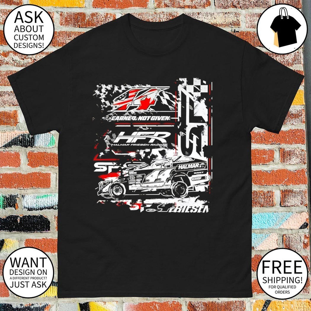 Earned Not Given 44 Halmar American flag Racing 2026 shirt
