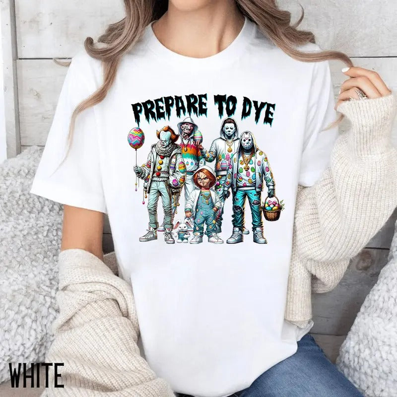 Easter Horror Crew Shirt, Happy Easter Horror Shirt, Trending Graphic Tee Hoodie, Sweatshirt | UrbanDripWear.com