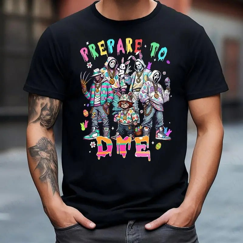 Easter Horror Crew Shirt, Happy Easter Horror Shirt, Trending Graphic Tee Easter, Horror Funny Shirt Hoodie, Sweatshirt