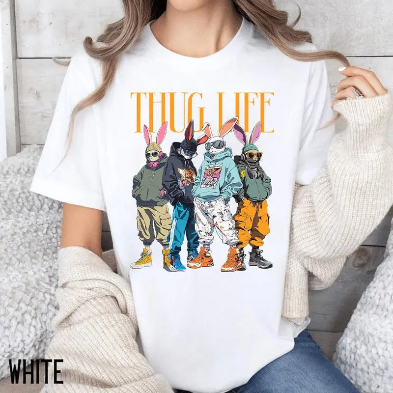 Easter Horror Crew Shirt, Happy Easter Horror Shirt, Trending Graphic Tee style 07 Hoodie, Sweatshirt | UrbanDripWear.com