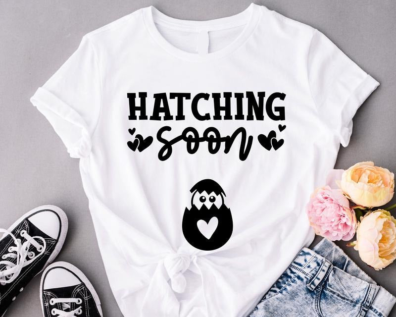 Easter Pregnancy Announcement Shirt, Coming Soon T-Shirt, Baby Reveal Gift Shirt For Mom, New Mama To Be Tee, Pregnant...