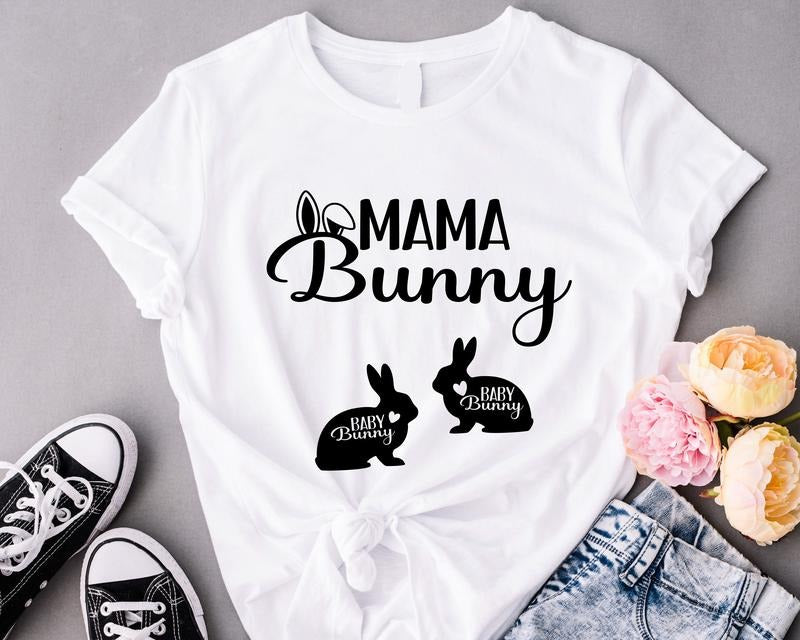 Easter Twin Pregnancy Announcement Shirt, Expecting Mama T-shirt, Mom To Be Gift Tee, Twins Reveal Mom Shirt, Twin Baby...