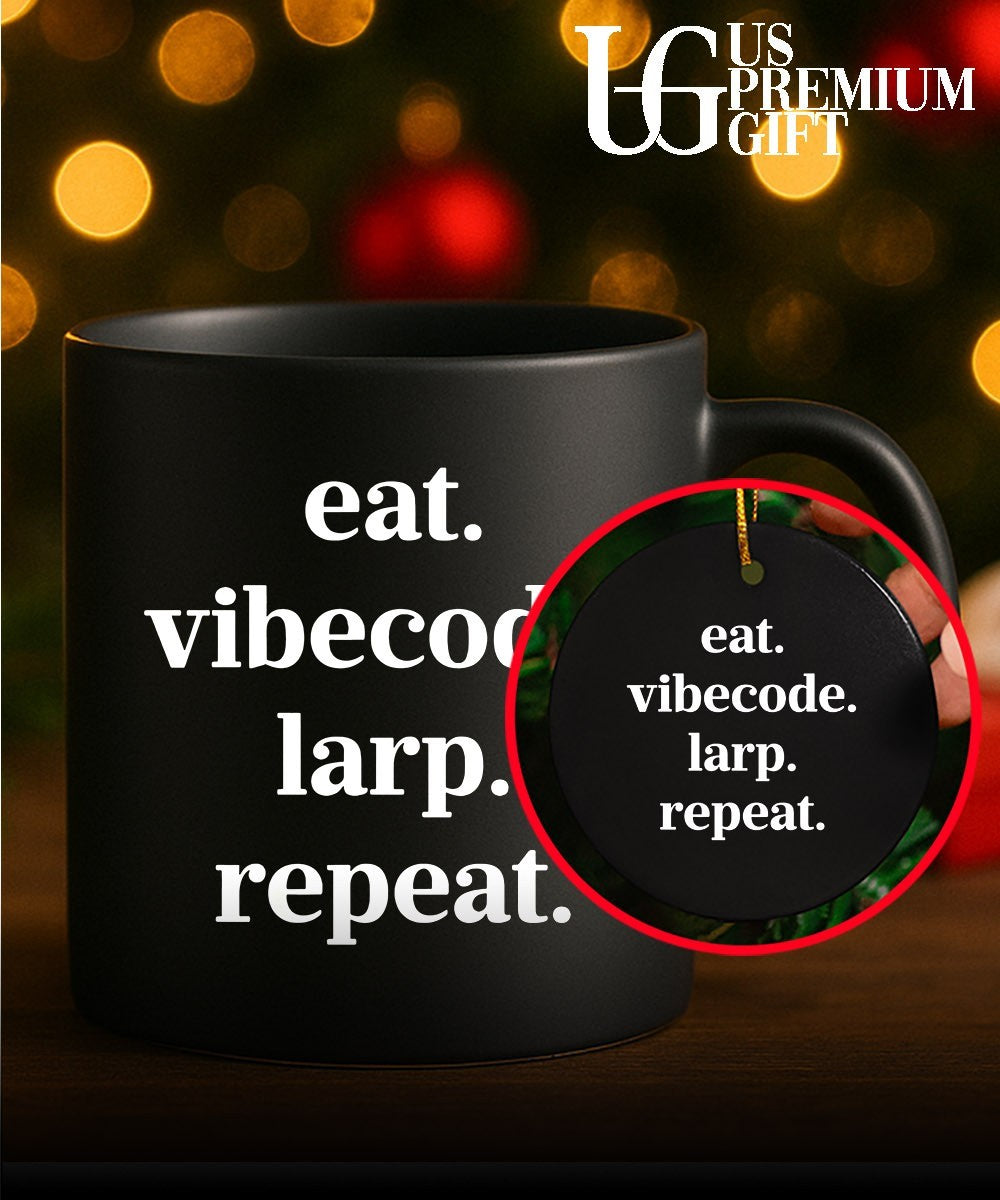 Eat vibecode larp repeat shirt