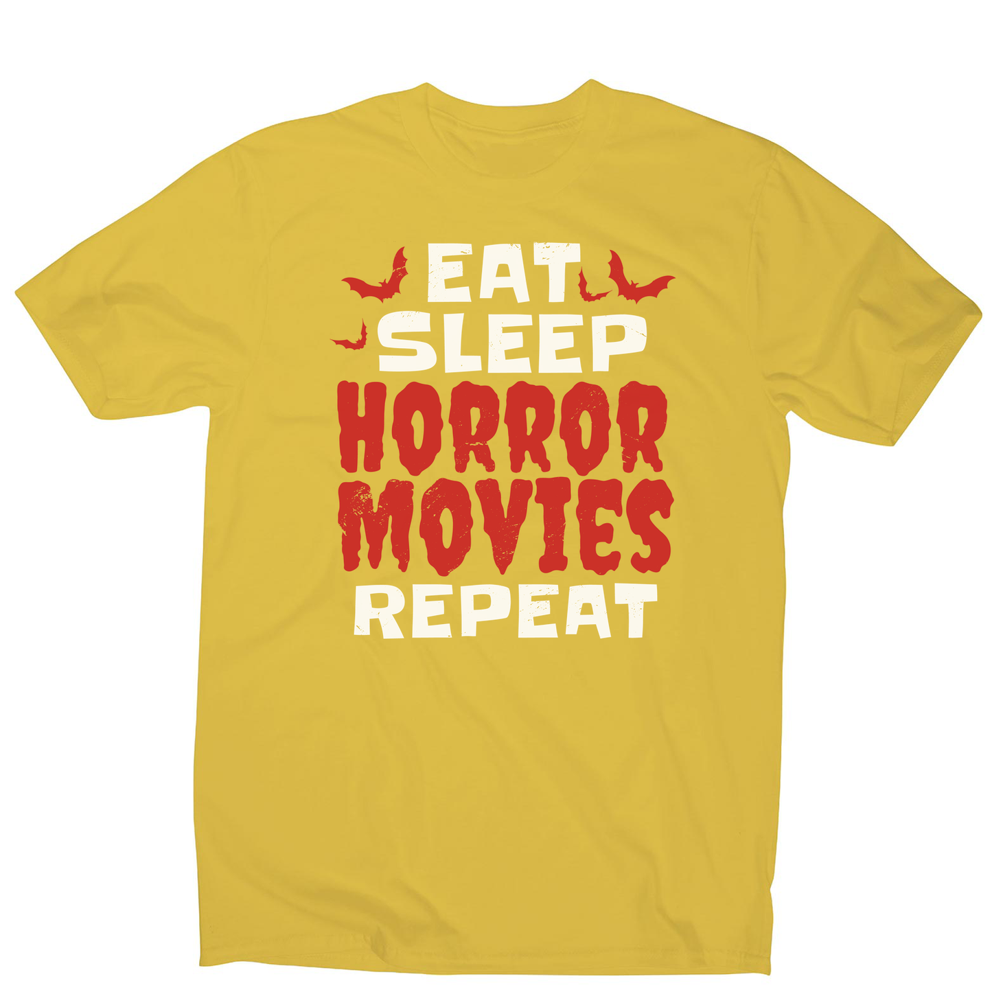 Eat sleep horror movies men's t-shirt