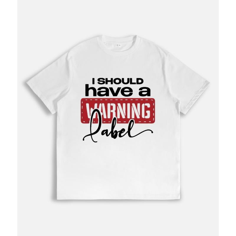 Edgy T - Shirt with a Statement - making "Warning Label" - themed Slogan style 02 Hoodie, Sweatshirt | UrbanDripWear.com