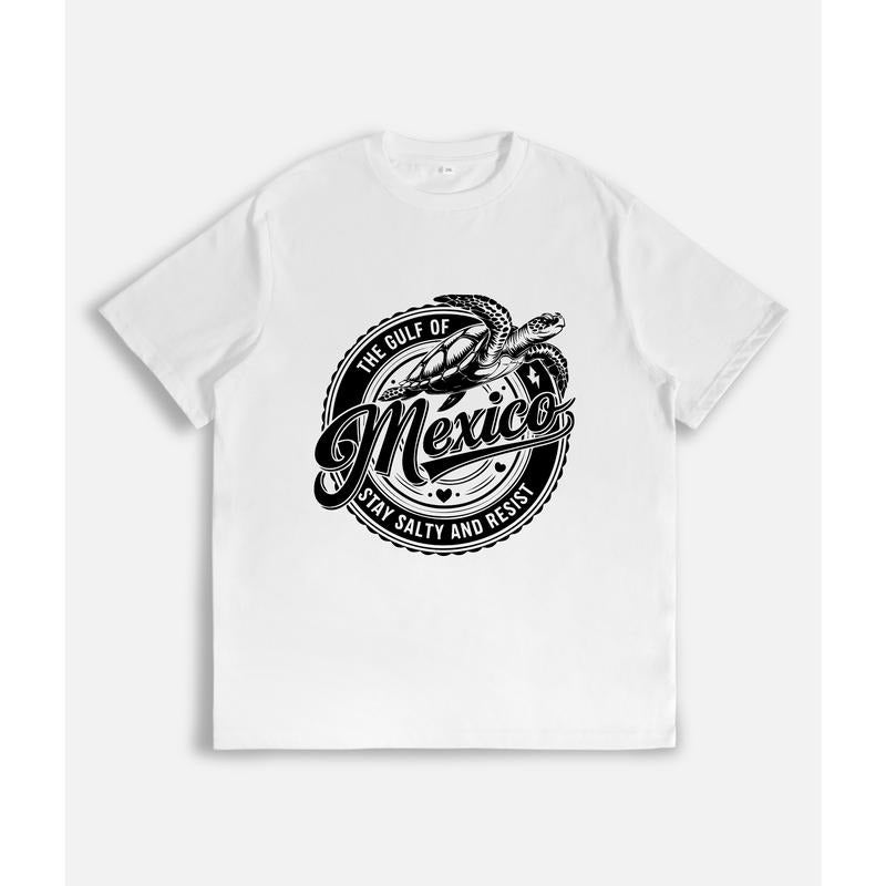 Edgy and Coastal - Inspired T - Shirt: "The Gulf of Mexico - Stay Salty and Resist" Hoodie, Sweatshirt | UrbanDripWear.com