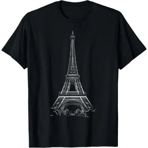 Eiffel Tower T-shirt T-Shirt Made in USA Hoodie, Sweatshirt | UrbanDripWear.com