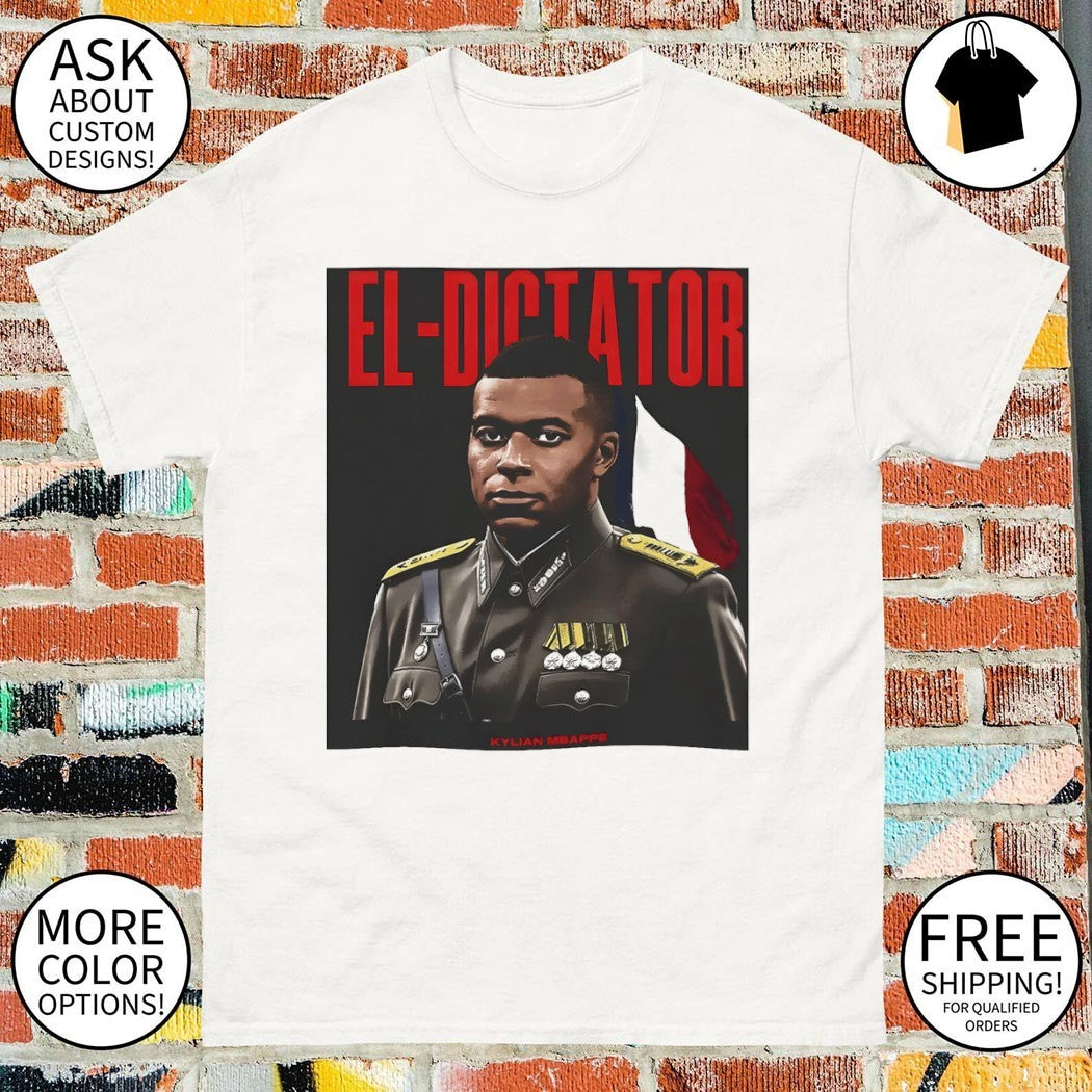 El-Dictator Kylian Mbappe portrait shirt