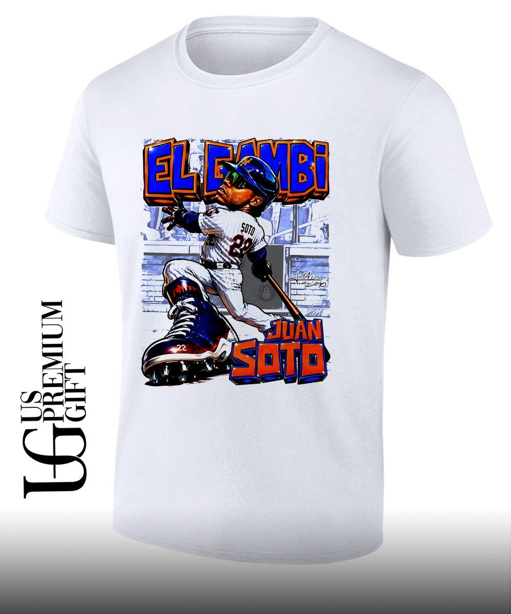 El Gambi Juan Soto New York Mets baseball 2026 signature caricature shirt