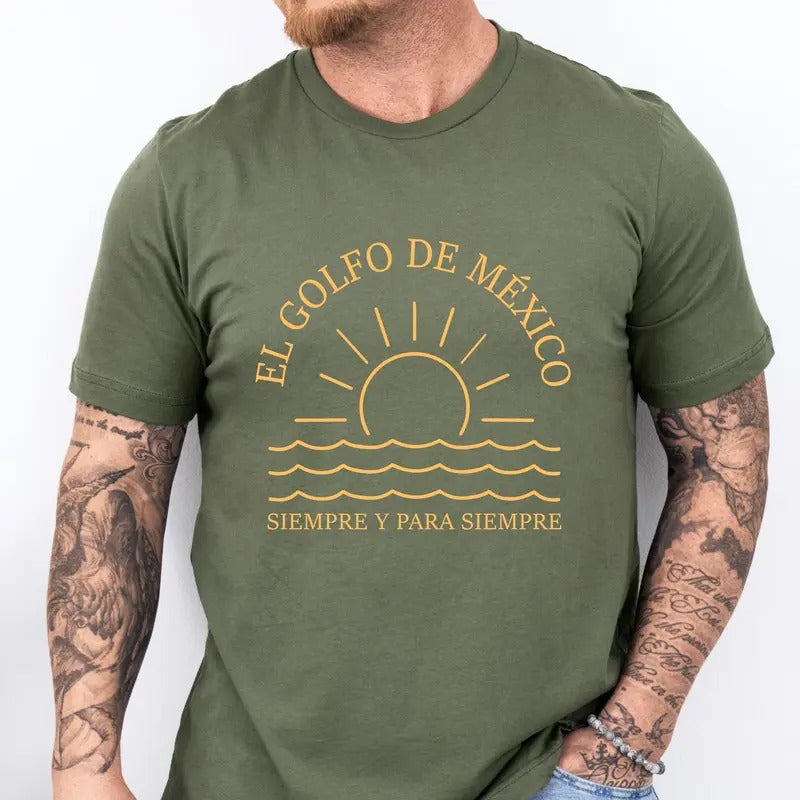 El Golfo De México Shirt,  Gulf of Mexico Para siempre   T-Shirt, Mexico Lover Hoodie, Sweatshirt | UrbanDripWear.com