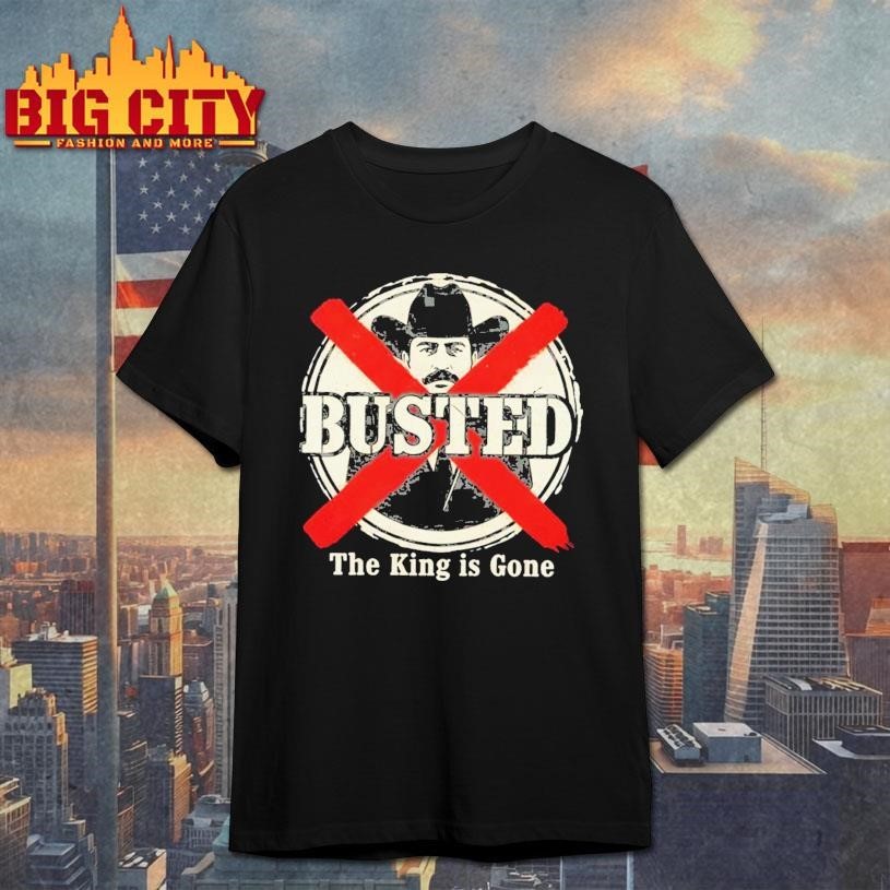 El Mencho Busted The King Is Gone Vintage Retro 2026 shirt