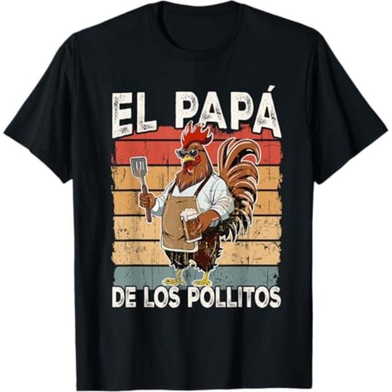 El Papa de lo pollitos funny Spanish Dia del Padre T-Shirt Hoodie, Sweatshirt | UrbanDripWear.com